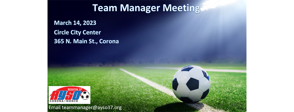 Team Manager Meeting