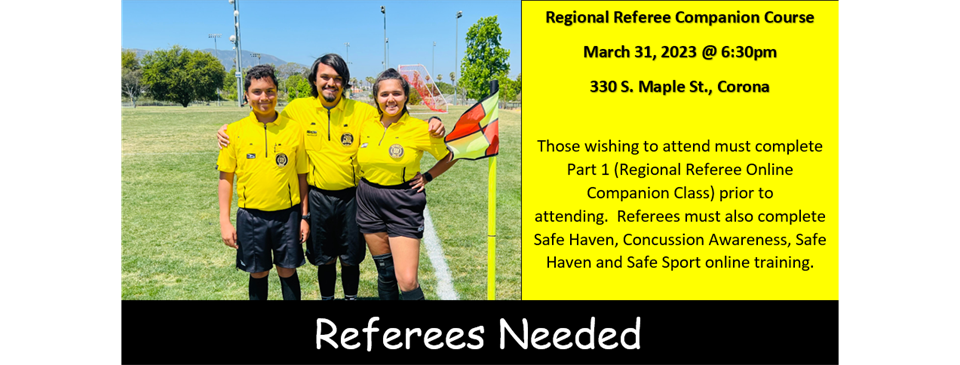 Referee Training