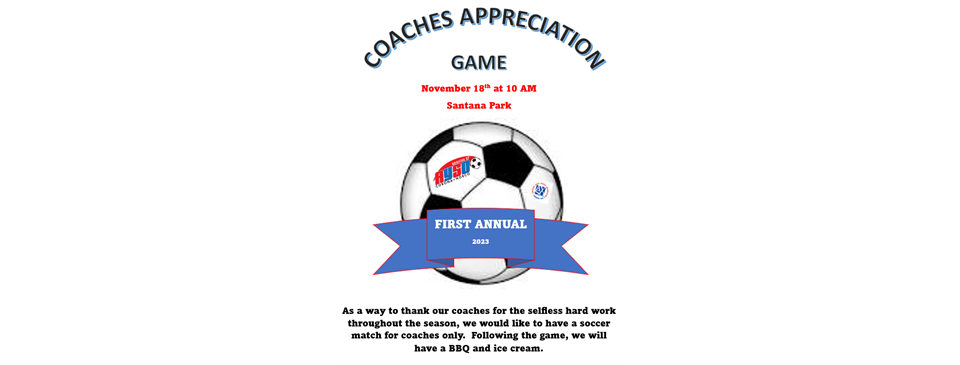 Coach Appreciation Soccer Game