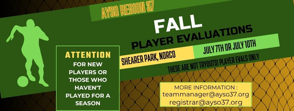 Fall Player Evals