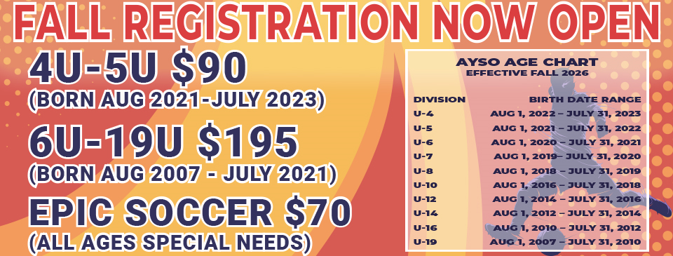 Fall Registration is OPEN!